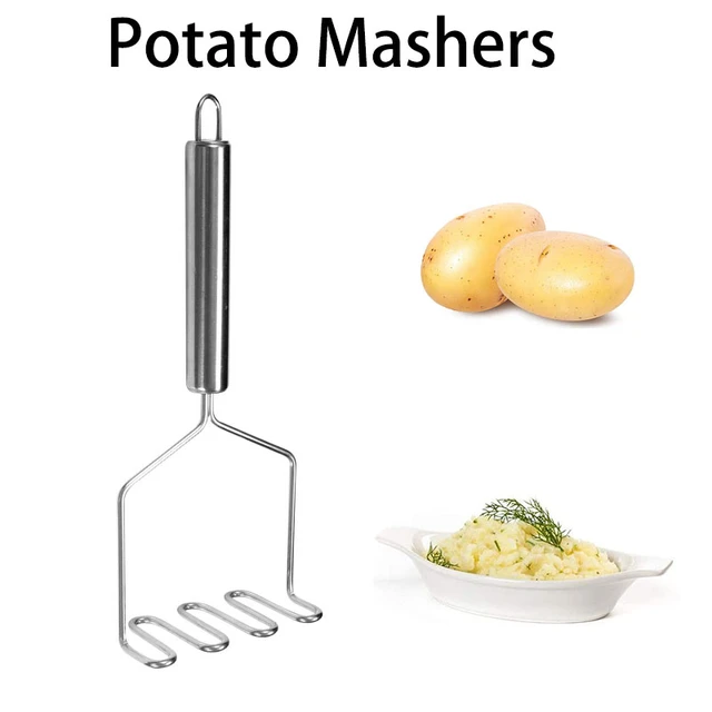 New Stainless Steel Potato Masher Tool Kitchen Bar Potatoes