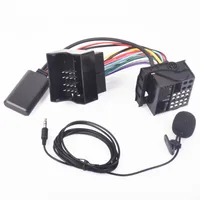 Pour Peugeot 206 207 307 301 407 pour citroën C4 C5 C6 Berlingo RD4 harnais Radio Microphone mains libres Bluetooth 5.0 adaptateur AUX 3