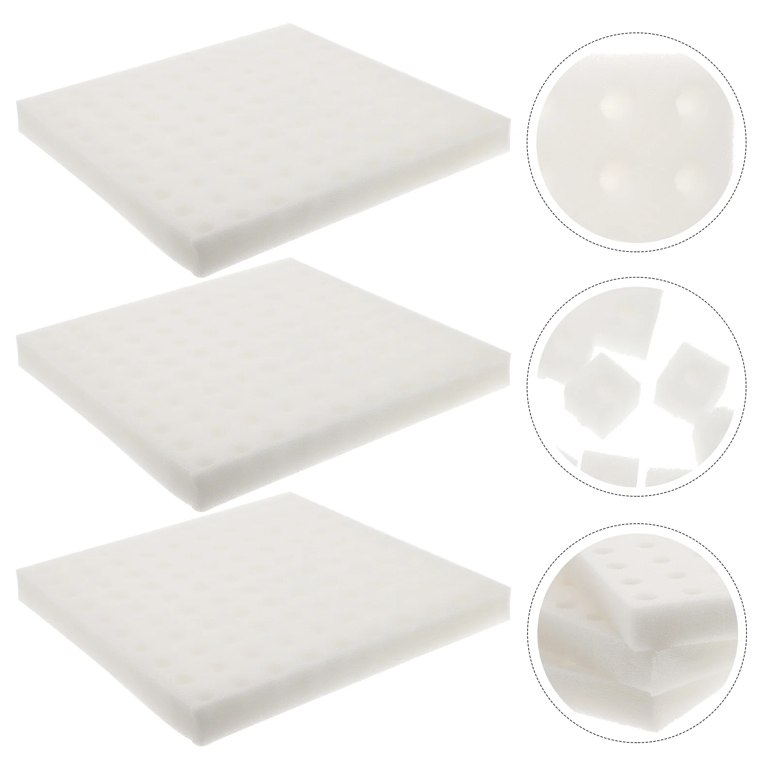 

3 Sheets Seedling Sponge Block Gardening Tools Soil-free Tray Vegetable Soilless Planting