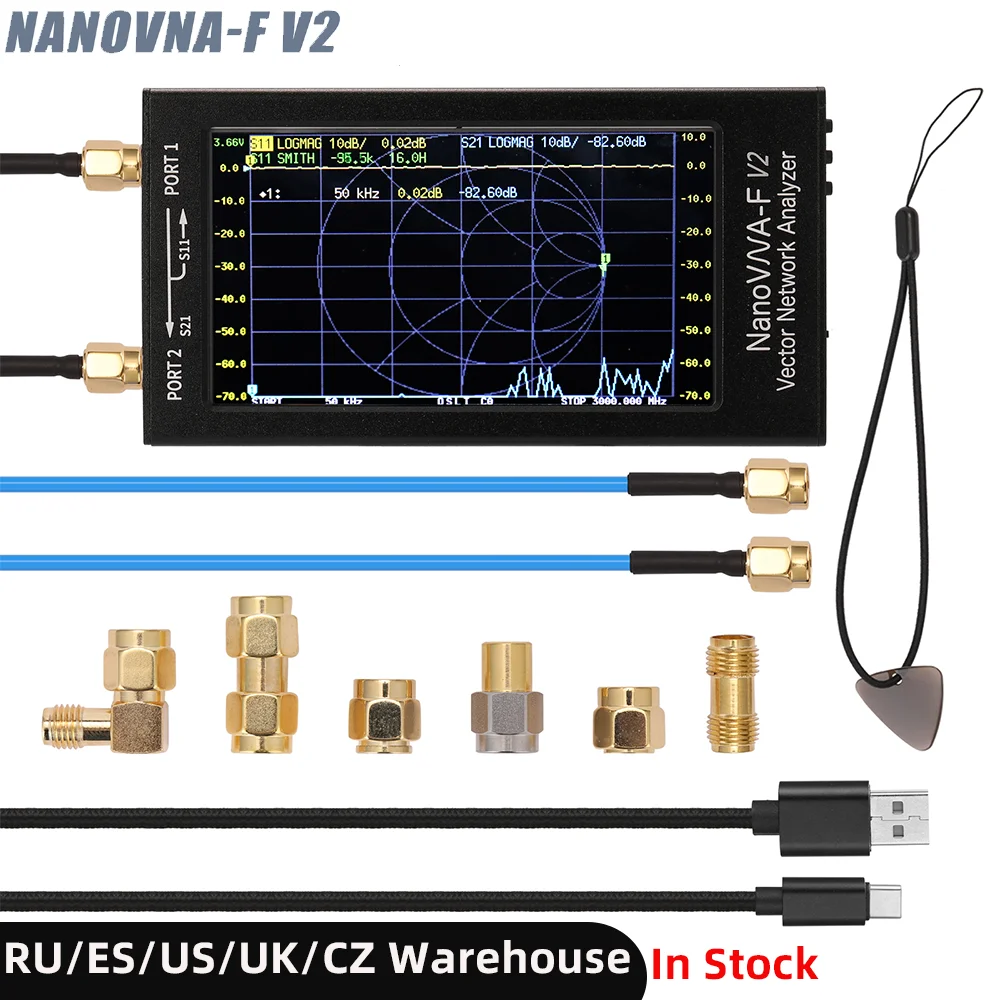 NanoVNA-F コメット ベクトルネットワークアナライザー NanoVNA-F コメット ベクトルネットワークアナライザー HF/VHF