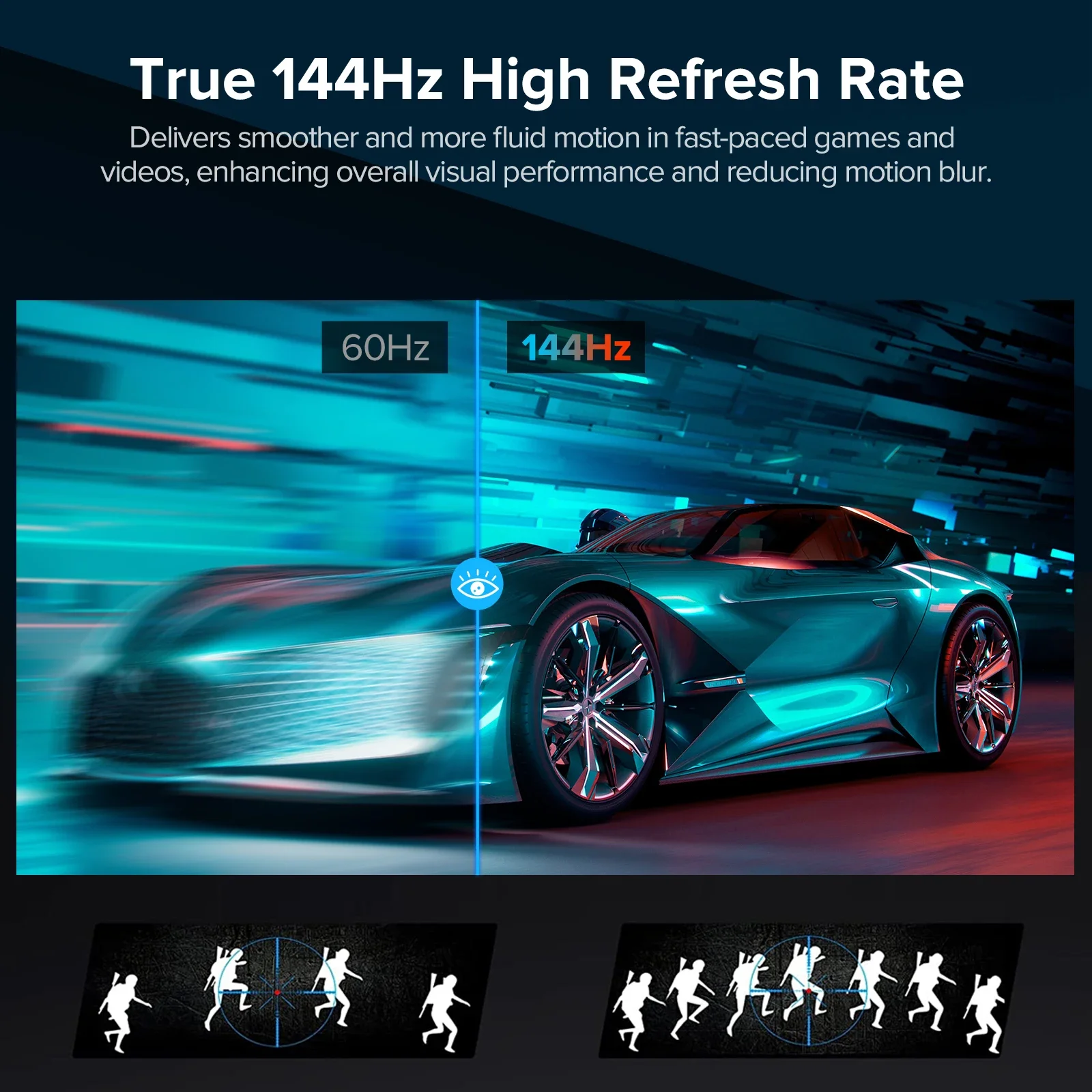 UPERFECT ӿ , ޴ Ʈ ÷, Ÿ C ̴ HDMI, PS4/5  ũ ġ XBOX PC Mac, 16.1 ġ, 2K, 144Hz