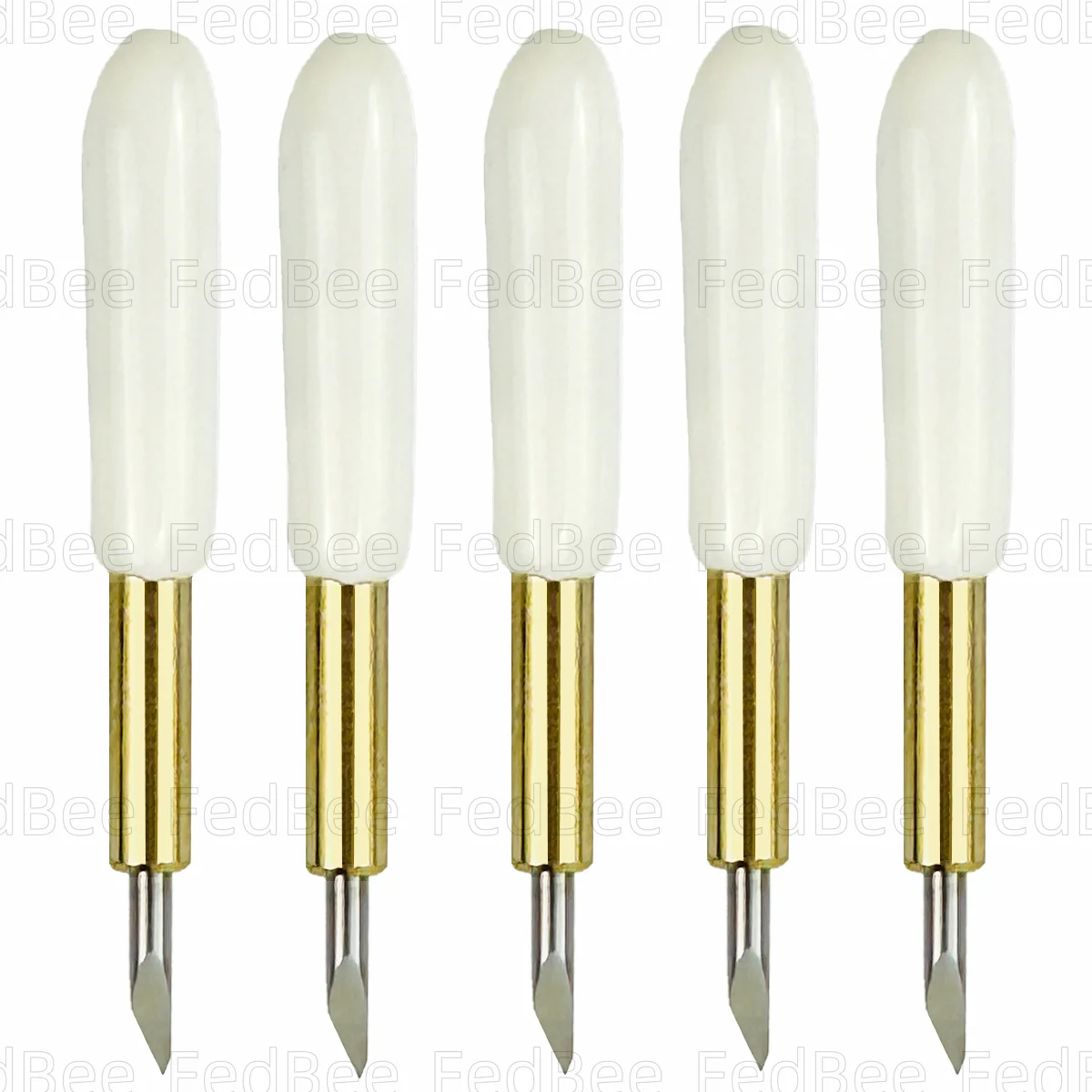 5 Pezzi Deep Point Blade Per Cricut Maker 3 Esplora 3 Air 2 Silhouette Cameo 4 White Hat Dia. 2Mm