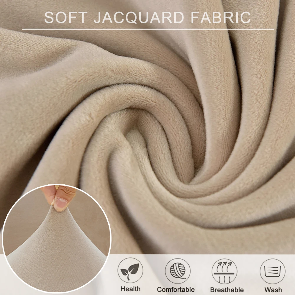 Luxury Soft Velvet Sofa Seat Cover Solid Elastic Sofa Cushion Covers Separate Furniture Protector Sofa Cover Living Room Pets 5