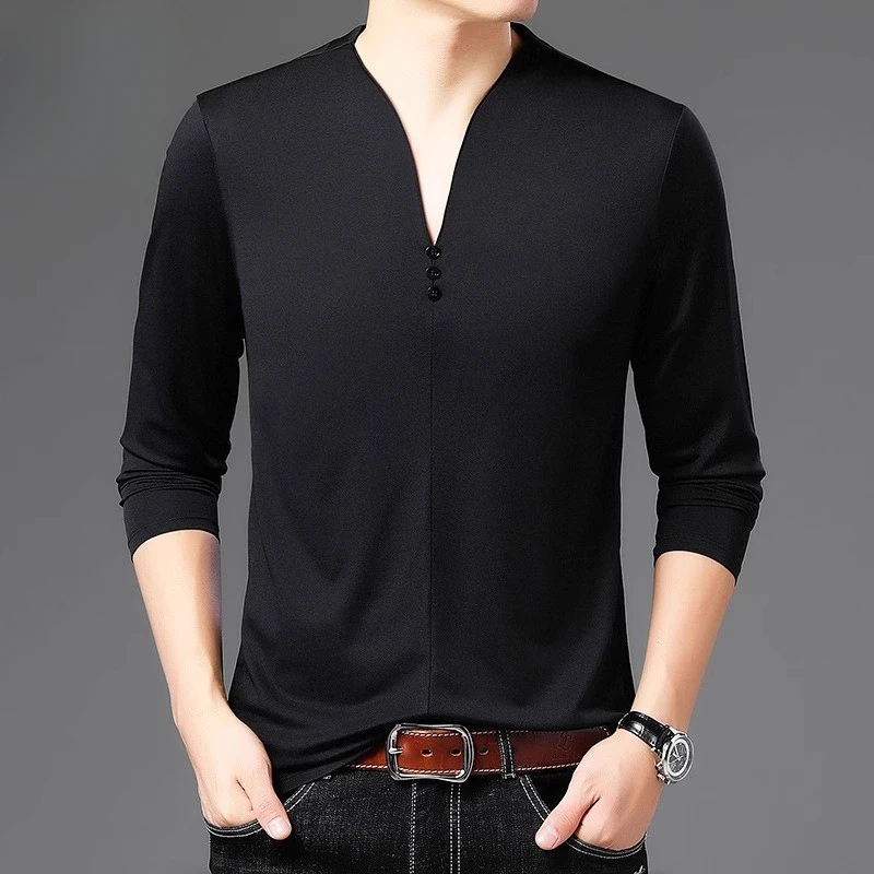 Dance Shirts Men's Adult Latin Dance Practice Tops Latin Dance Garment Waltz Ballroom Garment Performance Man Shirts