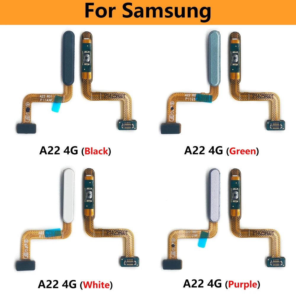 

10 шт., сканер отпечатков пальцев для Samsung A22 4G