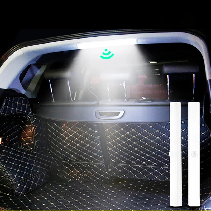 Led Night Light Car Roof Ceiling Lamp Wireless USB Charging Human Body