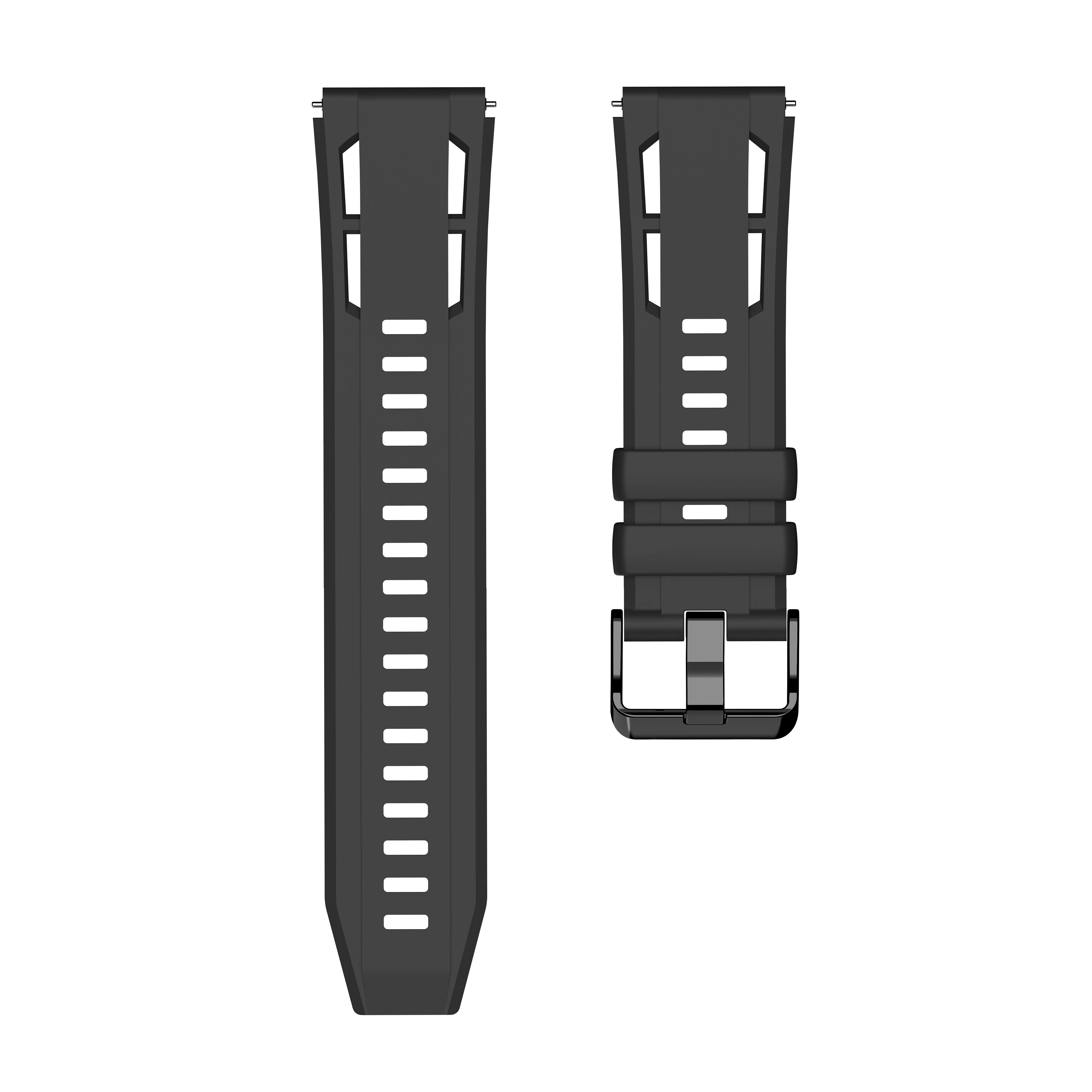 Breathable Soft Silicone Watch Strap - 22mm