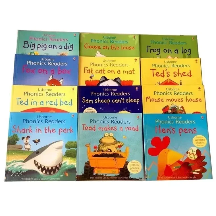 子供のためのusborne英語絵本、フォニックスの読者、教室の教育