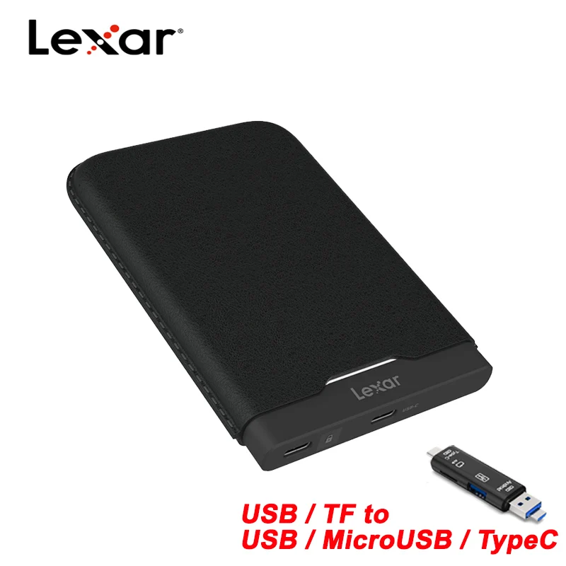 Lexar HL260 HDD External Portable Hard Drive USB 3.0 1TB 2TB HD for Notebook PC Computer External Office 