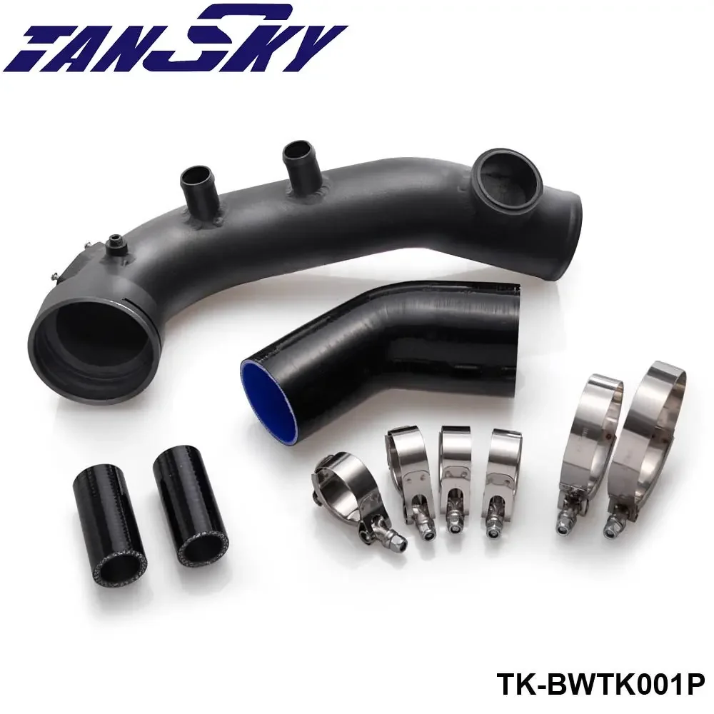 

Black IntakeTurbo Charge Pipe Cooling Kit For BMW N54 E88 E90 E92 135i 335i TK-BWTK001P