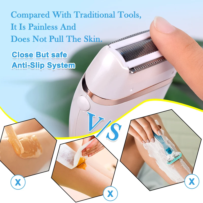 Razor Heads Shaver Set Hair Remover Razor Blades Bikini Shaver Replacement Head Tools electric shaver hair removal tool