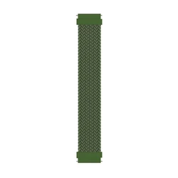 Nylon Solo Loop Strap - Flexible Sport Smartwatch Wristband Replacement - XS (Army Green)