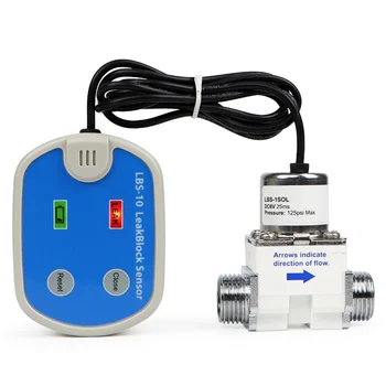 Leakage Detector Water Purifier HM Leakage Alarm With Protection Valve Water Pipe Leakage Detector Automatic Shutdown,Requisite 1