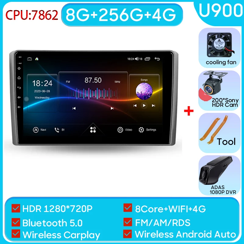 Car Stereo For Honda Element 2003 2004 2005 2006 Android 14