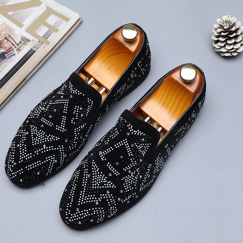 

New Arrival Men's Charm Embroidered Party Oxford Formal Shoes Male Wedding Prom Homecoming Footwear Sapato Social Masculino