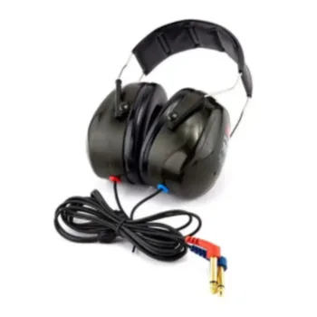 Professione Audiometro Cuffia Audiometro elettrico ad alta sensibilità Cuffie a conduzione aerea Test dell'udito Auricolare Cura dell'orecchio