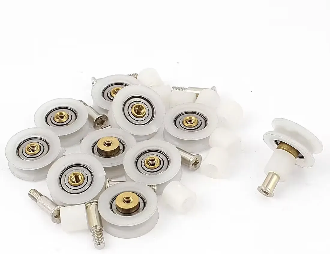 Replacement Shower Door Roller 8 x V Grooved 22mm