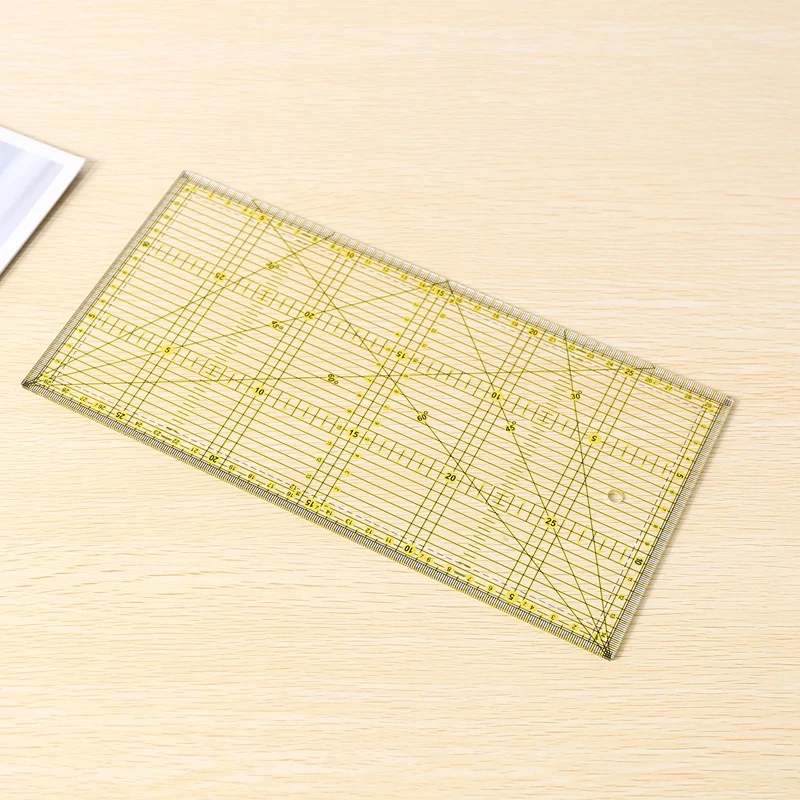 Multi-purpose Patchwork Cloth Quilt Ruler DIY Garment Design Cutting Ruler 