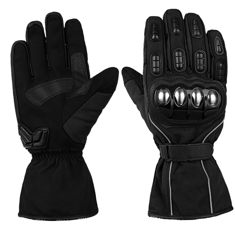 

Touch Screen Waterproof Motorbike Racing Gloves For Hand Safety / Leather Material Breathable Motorcycle Racing Gloves