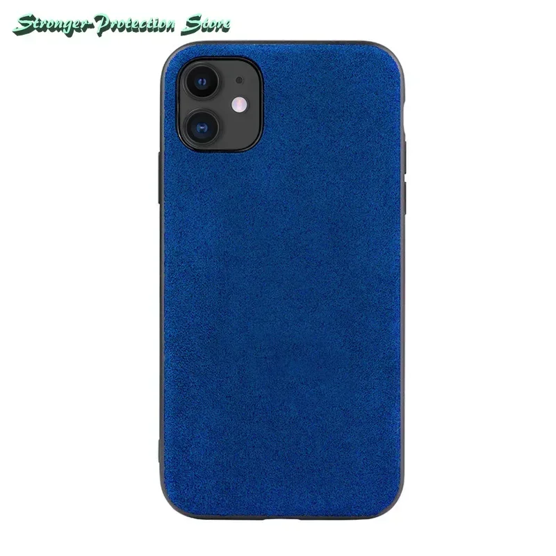 Italian Alcantara Luxury Business Phone Case - Premium Artificial Leather