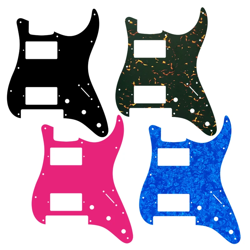 

Xin Yue Custom Guitar Parts - For Strat Floyd Rose Tremolo HH PAF Humbucker Guitar Pickguard Multicolor Selection