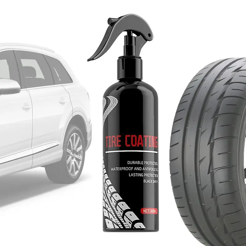 

Tire Coating Dressing Extreme High Shine & Durability Tire Shine Spray Coating Tire Dressing With Anti-Stick No-Sling Protection