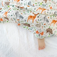 HappyFlute 1pc Bamboo Cotton Muslin Blanket Double Gauze Bath Towel Newborn Baby Blankets Big Diaper Swaddle Wrap 2