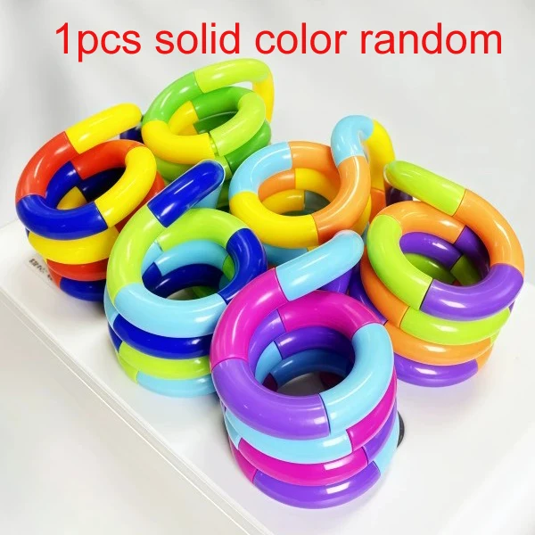 1 stücke Kristall Verformbare Seil Stress Lindern Spielzeug Spaß und Pädagogische Verformung Seil Knoten Druck Anti Stress Spielzeug für Kinder