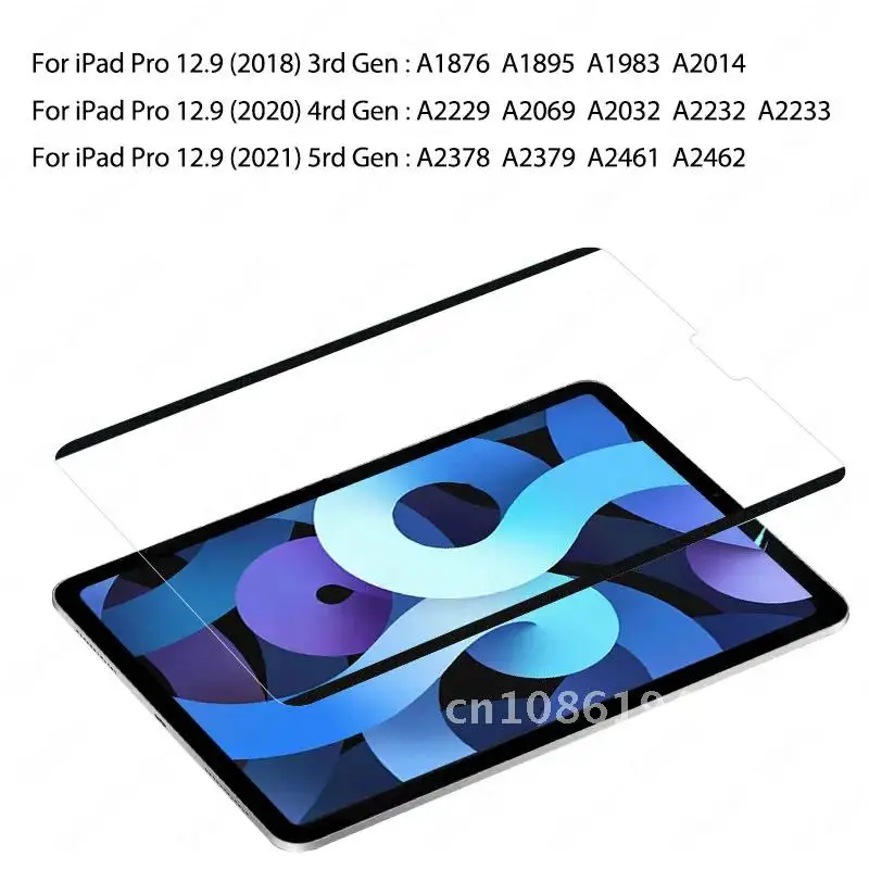 

Film Paper for iPad Pro 11 2021 2020 12.9 9.7 10.2 9th Generation Screen Protector on iPad Air 4 1 2 3 Mini 5 6 Accessories