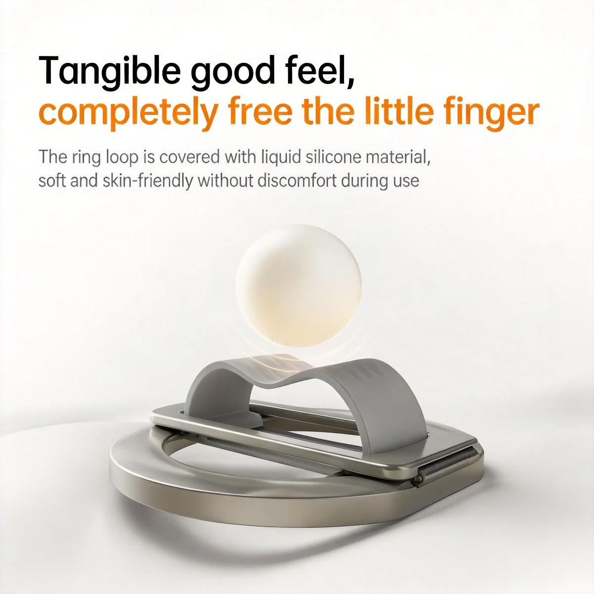 Magnetic Silicone Grip Ring Holder and Stand