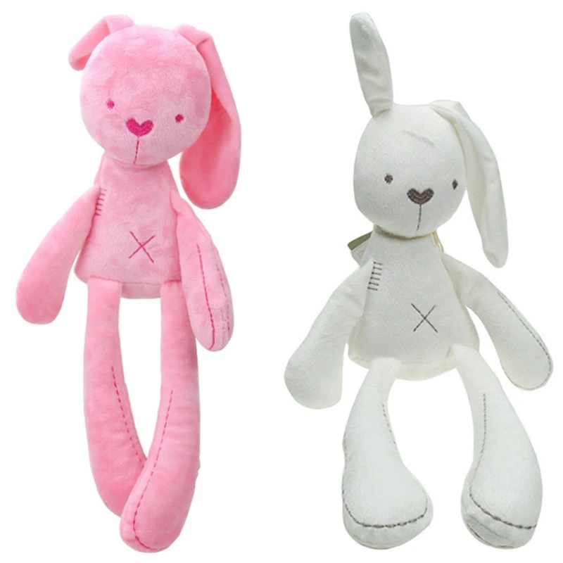 

40 см детский кролик, Спящая Удобная кукла, плюшевые игрушки, гладкая, обхаживающая, спокойная, привлекающая внимание детям, привносит любопытство детям-Прямая поставка