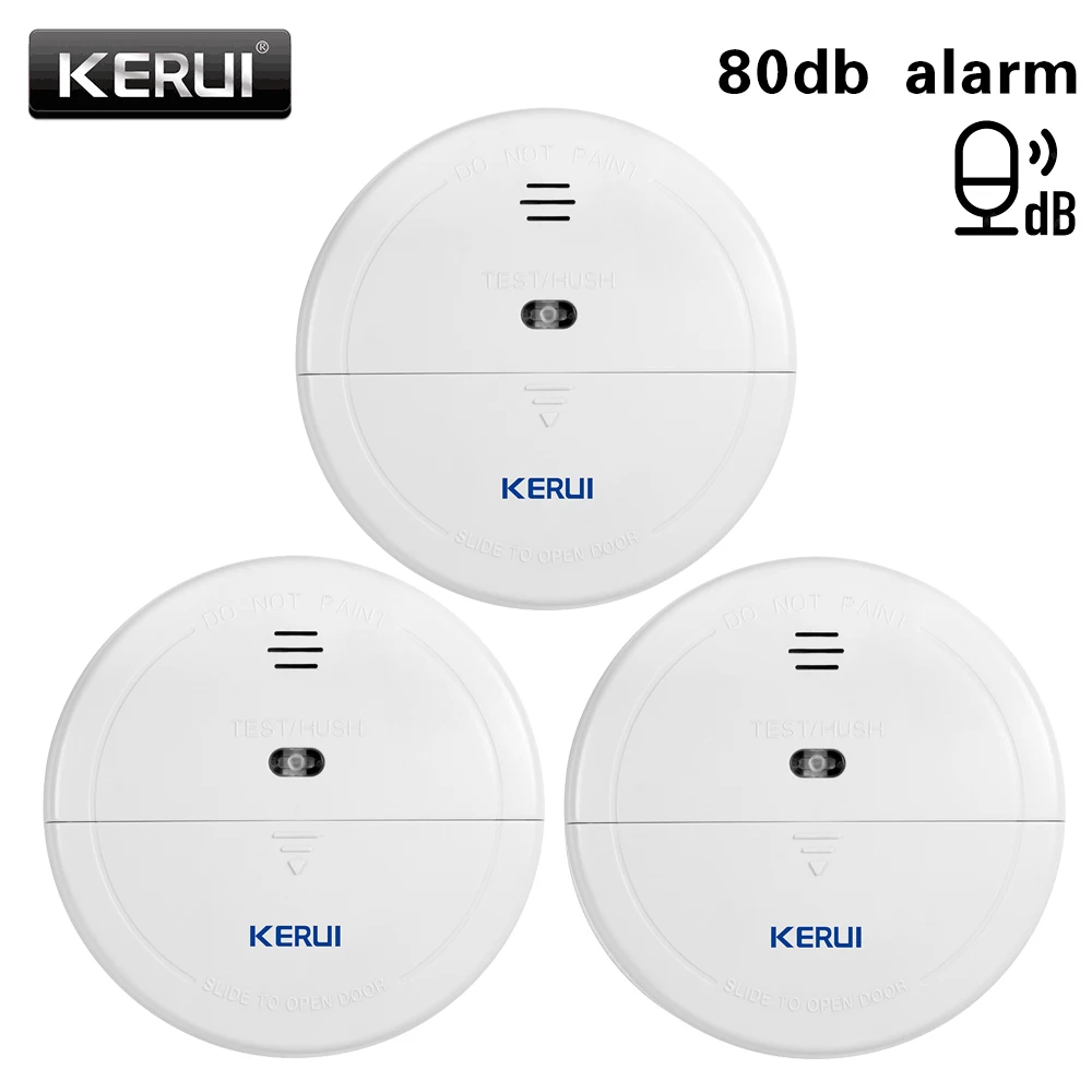 433mhz Wireless Smoke Protection Detector Smoke Fire Sensor For WIFI PSTN GSM Home Security Alarm System Or Work Alone smoke alarm