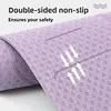 Home Fitn Yoga Mat Soundproof Non Slip TPE Material with Guide Lines for Yoga Poses Eco Friendly Exercise Equipment 5