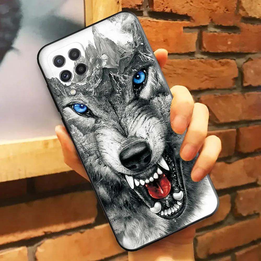 Geometric Silicone Soft Protective Case for Samsung Galaxy A22 - 4G/5G Models