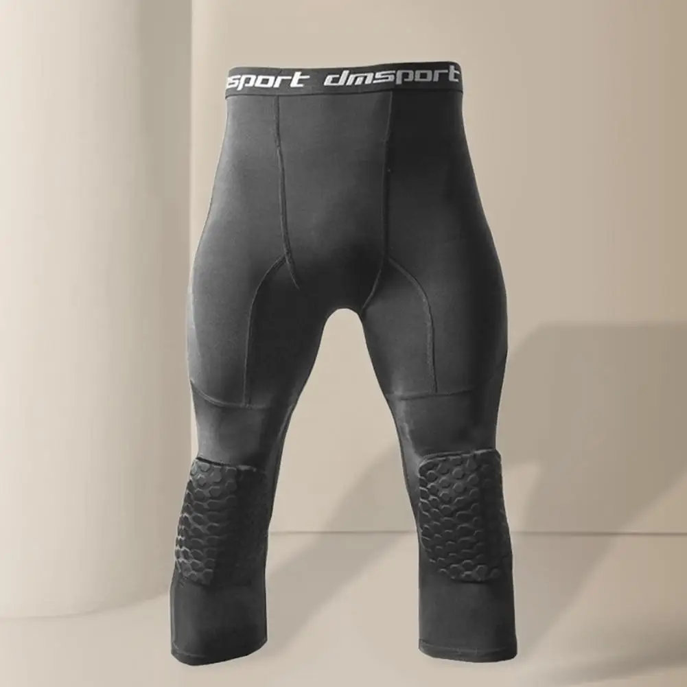 

Convenient Basketball Compression Pants Comfortable to Wear Athletic Tight Leggings Not Sweaty Great Protection