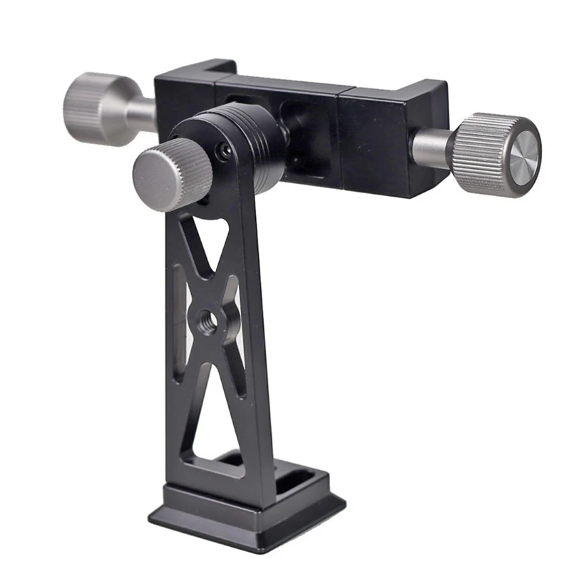 

Rotatable Phone Clip Metal Support Fixed Tripod For Live Streaming Equipment 1/4 Screw Desktop Bracket Base