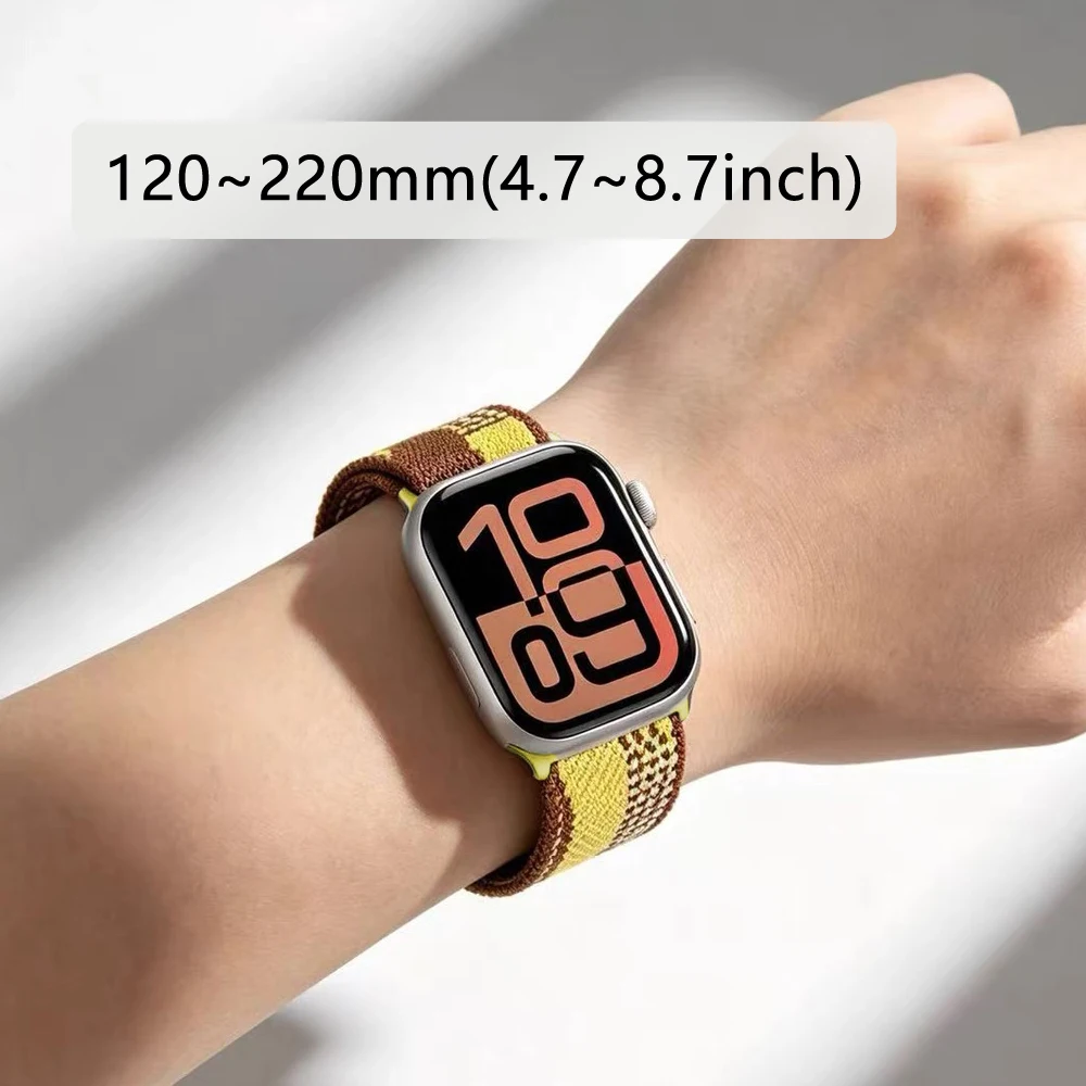 Premium Nylon Strap for Apple Watch - Versatile Size Adjustable Band
