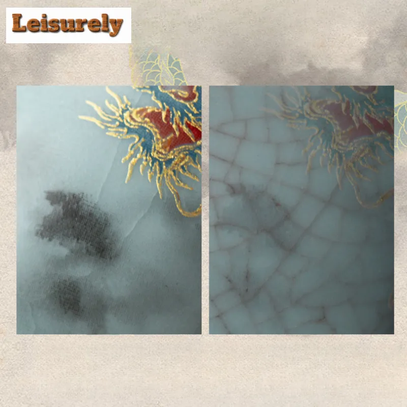 Ru Kiln Auspicious Dragon Teacup Aesthetic Tea Bowl Single Cups Tea-tasting Personal Cup Jianzhan Master Cups Chinese Tea Set