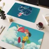 Cartoon Ponyo New Super Absorbent Coffee Dish Kitchen Absorbent Draining Mat Drying Mat Quick Dry Bathroom Placemat 5
