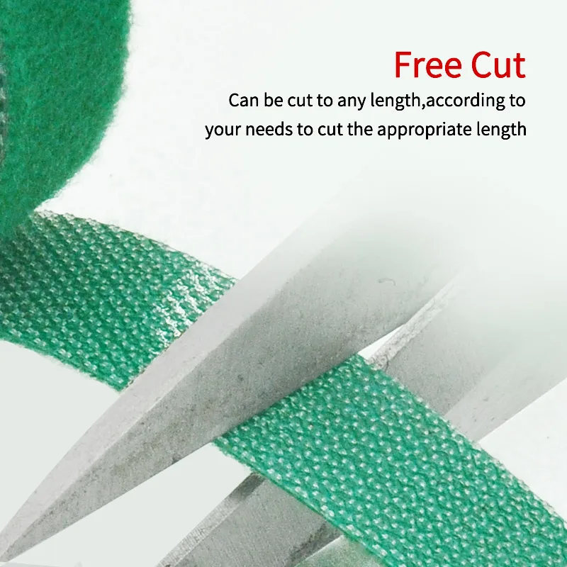 Plant Ties 2m Nylon Plant Bandage Tie Home Garden Shape Tape Hook Loop Bamboo Cane Wrap Support Accessories 3Pcs plant ties