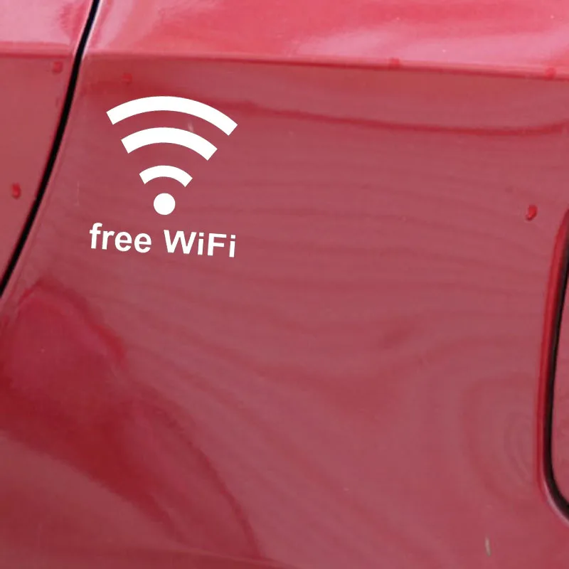 Рисунок 6 - Бесплатная wi-fi высекающая виниловая