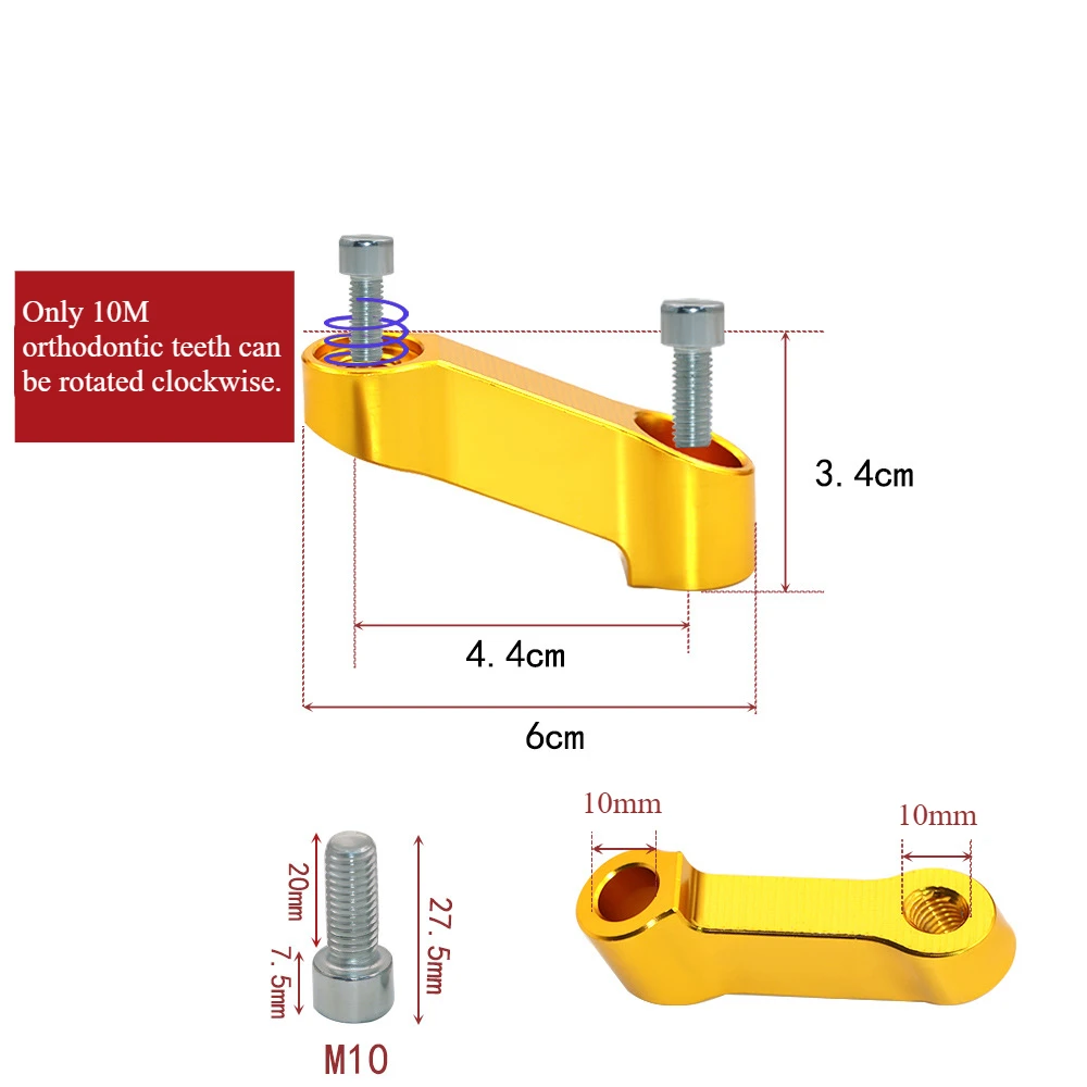Motorcycle Rearview Mirrors Extension Riser Extend Adapter Mirror Extender Adapters Riser Supplies Rear View Base Mirrors motorcycle mirror motorcycle mirrors