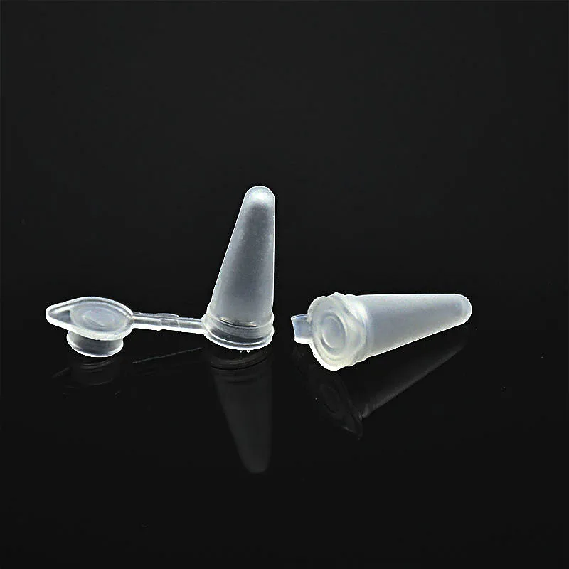 PCR Tube Laboratory Centrifugal Tube Plastic Centrifuge 0.1 ml Frosted EP Micro 100ul With Cover 7mm *17 mm 1000/PK