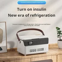 Réfrigérateur pour médicaments à insuline, réfrigérateur à température constante pour voyages d'affaires, grande capacité à double couche pour insuline 3