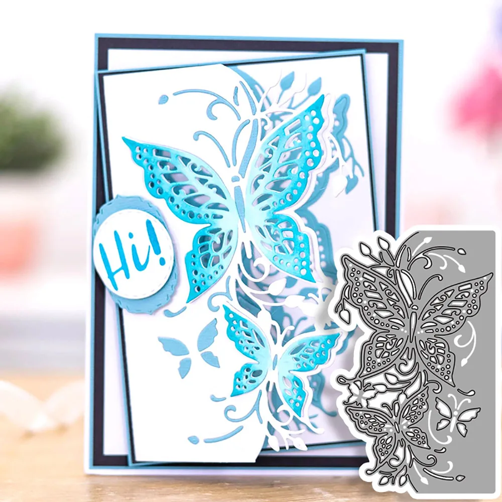 

Butterfly Lace Cutting Dies Embossing Scrapbooking Cutter Paper Greeting Cards Metal Stamp Stencils for Decoration