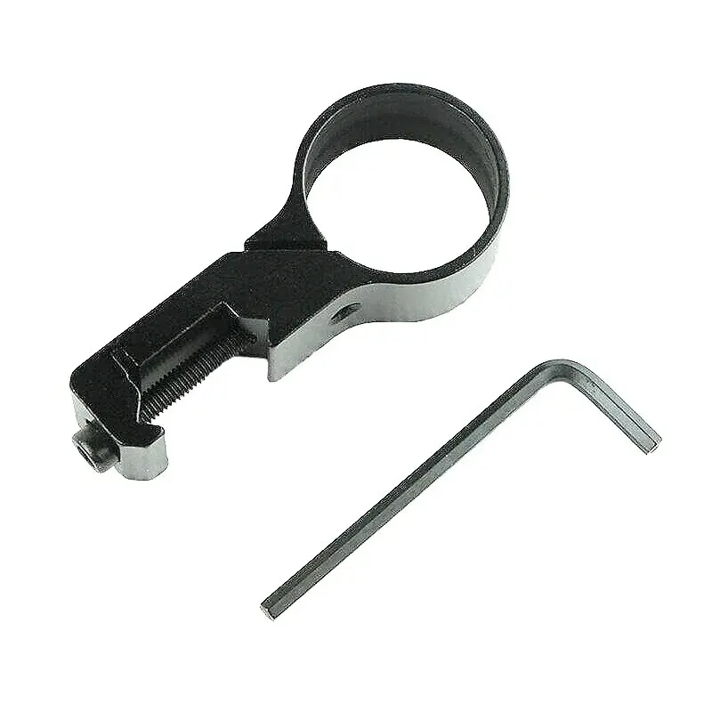 Ultralight 90 Degree Offset Side 1 Inch Ring Scope Mount Adapter Tube 20mm 7/8 Inch For Flashlight Torch Laser Hunting rifle scope mount ring rifle scope mount scope mount adapter flashlight scope mount rail adapter threaded adapter