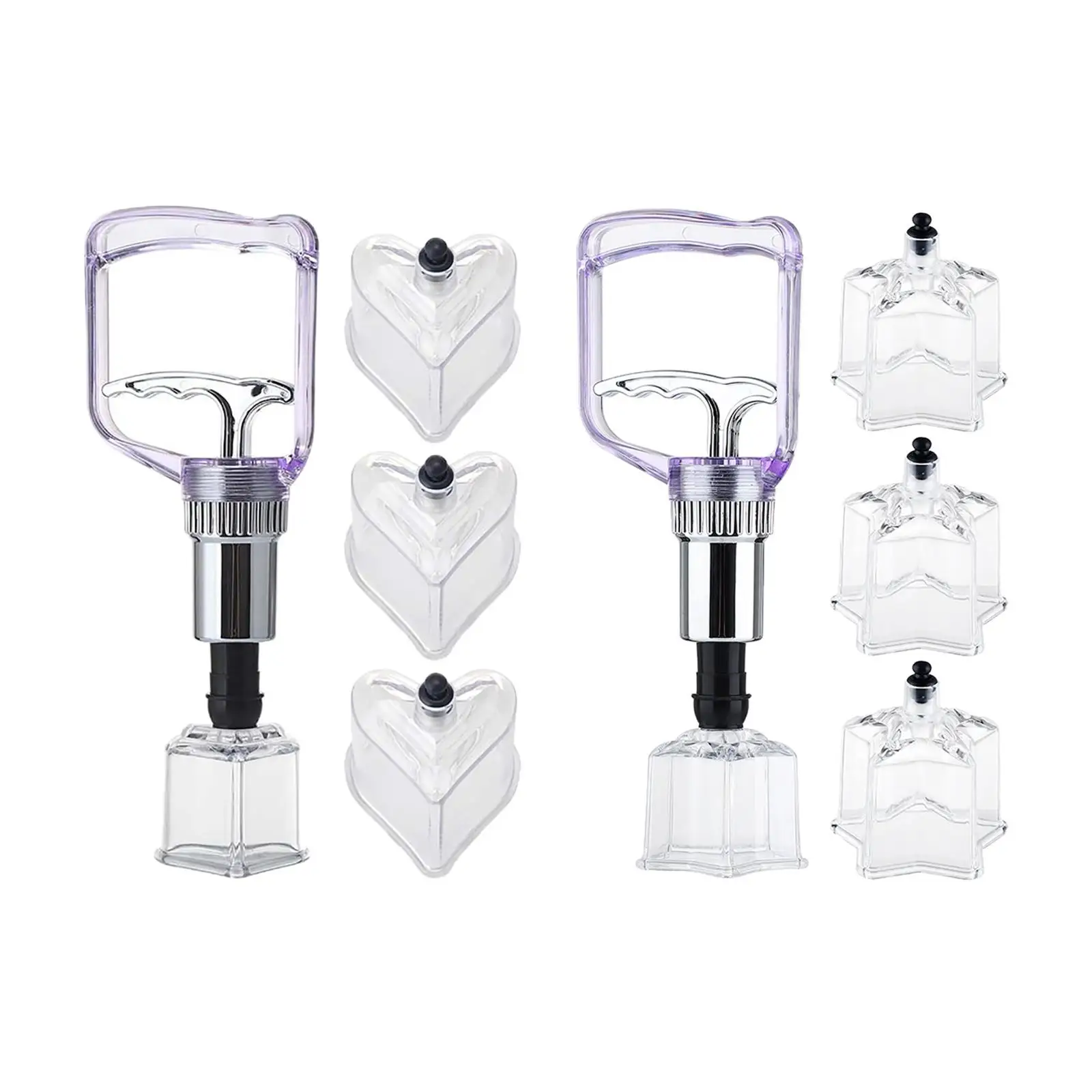 

Professional Cupping Set with Pump Vacuum Twist Suction Device with 4 Cups Cupping Equipment for Acupoint Back Body Shoulder Arm