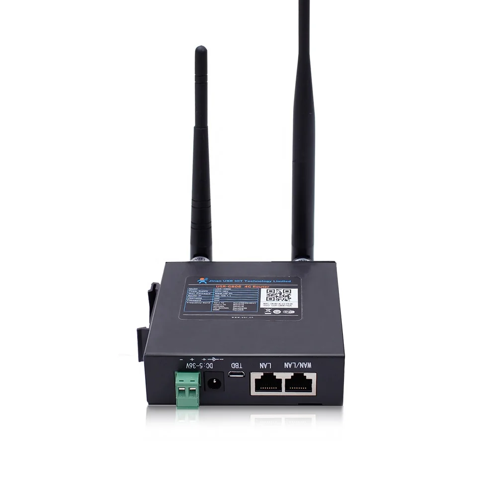 USR-G806-43 With Sim Card Slot Support PPTP L2TP IPSEC OPENVPN GRE Industrial 4g lte Router