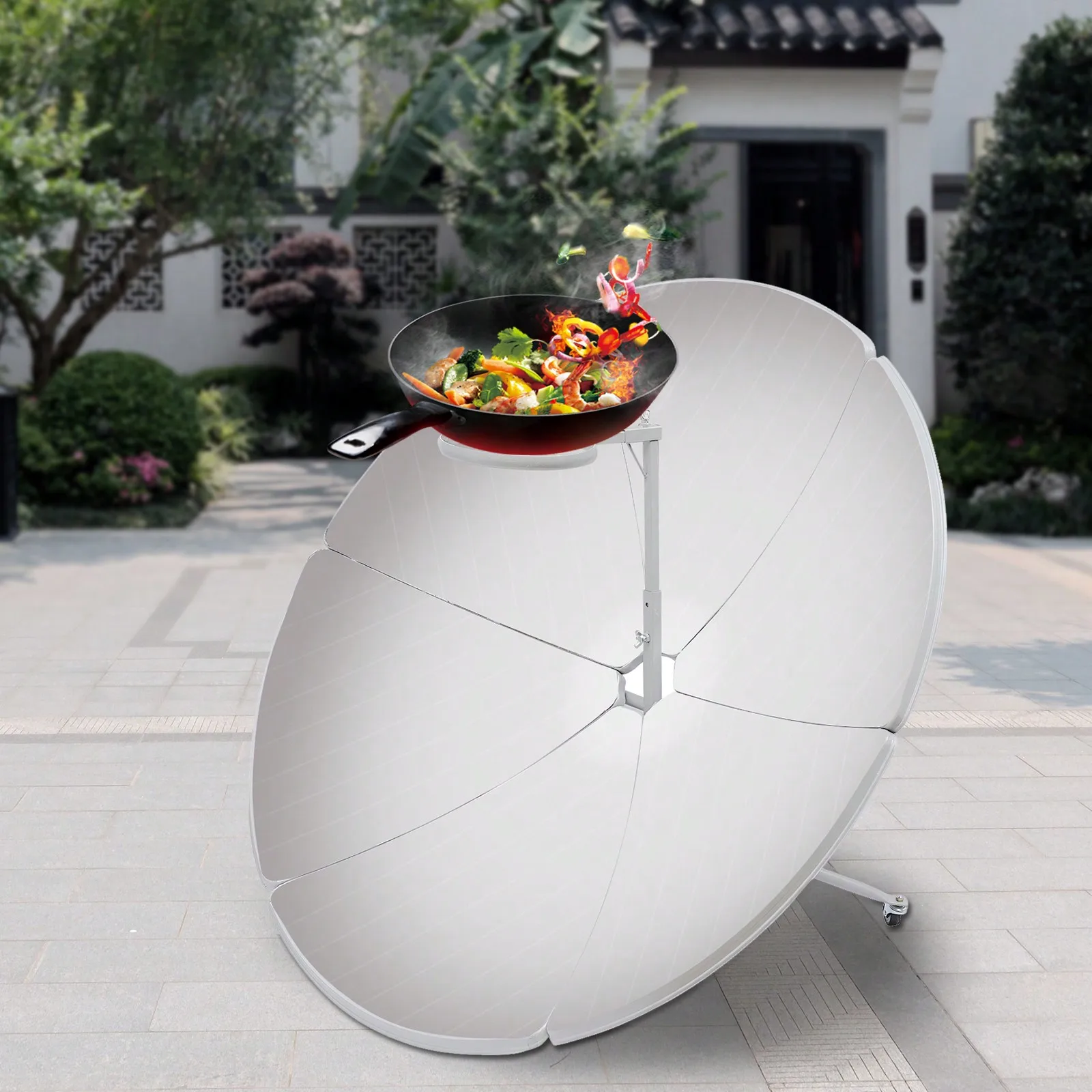 Solar Cooker 59.05inch Parabolic Sun Oven 3