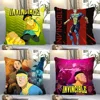 I-Invincible Season 2 Cartoon Pillow Case Square Pillow Bedroom Sofa Leisure Comfort CushionCarLiving Room Home Decoration 40X40 1